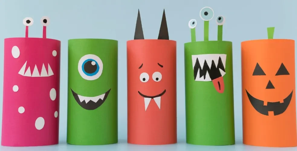 Cardboard Tube Animals - Preschool crafts